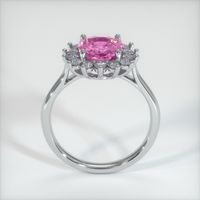 3.00 Ct. Purplish Pink Sapphire Ring, 14K White Gold 2